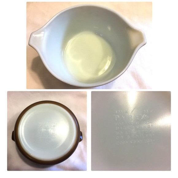 Pyrex WOODLAND 3 Piece Nesting Casserole Dishes Bowls - Picture 3 of 7